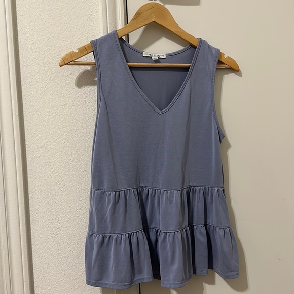 Green Envelope basic blue top - Picture 1 of 1